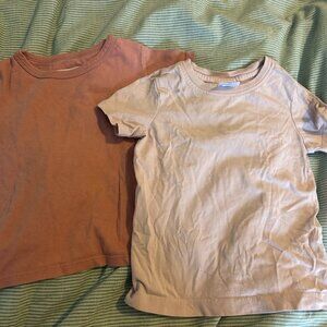 🎀 Bundle of 2 Pink T-Shirts – Size 3T (Mini Mioche & Hanna Andersson) 🎀